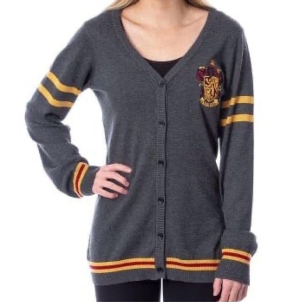 Harry Potter Gray Gryffindor Cardigan